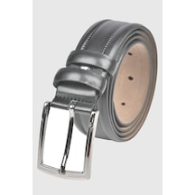 Deepsea Erkek Siyah 3,5 Cm Eninde Klasik Suni Deri Kemer 2402637 Siyah