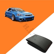 Honda Civic İes Uyumlu Deri Direksiyon Kılıfı Kaliteli Dikmeli Siyah