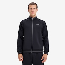 Lescon Siyah Erkek Fermuarlı Sweatshirt 26n-1126