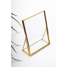 Resim & Fotoğraf Çerçevesi 30x20cm Pirinç & Gold