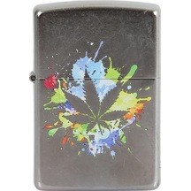 Zippo Çakmak Leaf Splat Design