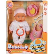 030021 Nessiworld Yemek Zamanı Sesli Bebek Seti 35 Cm / +3 Yaş