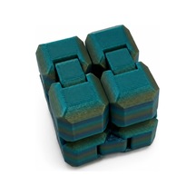 Tek Renk Sonsuzluk Küpü Yeşil 40x40mm