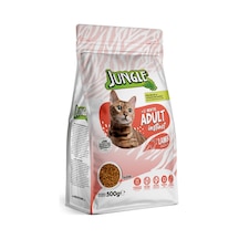 Jungle Kuru Kedi Maması Yetişkin Kuzu Etli 500 Gr 20'li Paket