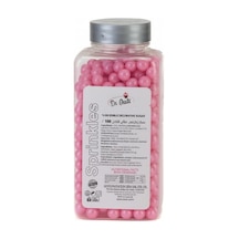 8 Mm Pembe Boncuk Şeker 250 G Pasta Ve Tatlı Süsleme Şekeri