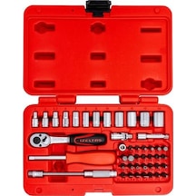 İzeltaş 14000005133 1/4'' Altı Köşe Mini Lokma Anahtar Ve Bits Set 45 Parça