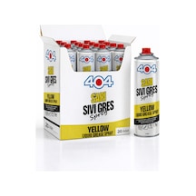 404 Sarı Sıvı Gres Sprey 400ml 20li Koli