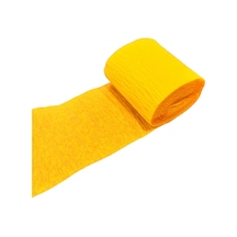 İtalyan Krapon Kağıdı Dekor Süs 6 Lı Sarı 5x2,2 Metre Tüm Yaşlar