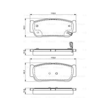 Ssangyong Rexton 2.0e-xdı 2012-2017 Bosch Arka Balata