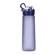Su Matarası Tritan Geniş Ağız Su Şişesi Luxury Spor Matarası Suluğu Bpasız 730 Ml Mavi 0110