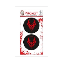Kuru Kafa 3d Kabartmalı Damla Logo Sticker 5cm 07
