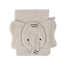 Sty Elephant Gri Havlu Sabunluk Siyah