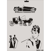 Rich Stencil Boyama Şablonu 25X35 Cm. New-148
