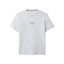 Calvin Klein Ss 30s Mıcro Monologo Gri Erkek Tişört