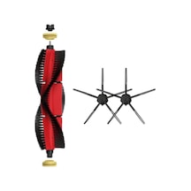 Roborock S5 Max (Siyah) Uyumlu Ana Fırça Ve Yan Fırça-3 Parça