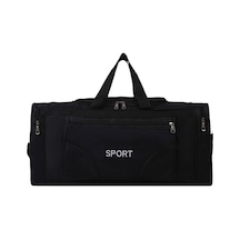 Suntek Duffle Çanta Bagaj Çantası Taşıyıcı Omuz Çok Siyah