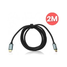 2m Hdmı 2.1 8k60/4k144, 48g, Alüminyum Başlık Hdmı Kablo Dk-hd-cv21l200g Standart