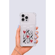 Apple iPhone Uyumlu 15 Pro Max Kartlıklı Xoxo Desenli Kılıf