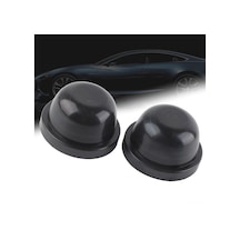 Reedark 80mm Siyah Araba Farı Tamiri Jant Muhafaza Kapağı, Kaliteli Kauçuk, Su Ve Toz Koruyucu, 2 Adet Paket