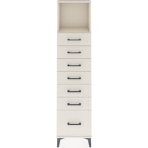 Arges Dolap Tek Raflı 7 Çekmeceli 44x30x182 Aytaşı-aytaşı Aytaşı