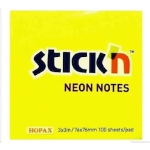 GIPTA STICK 76*76  NOTES NEON LEMON 100YP  187647