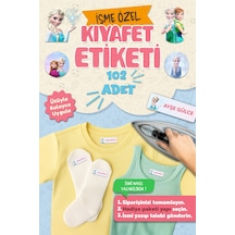 Kıyafet Etiketi - Okul Kıyafetlerine Kişiye Özel 30 Saniyede Kolay Uygulama Yıkanabilir - Elisa Beyaz