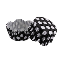 Cupcake Kalıbı Pet Kapsül Dalgalı Kek Kalıbı 65X38 Mm 100 Adet N11.1126