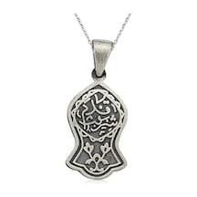 Gümüş Kadem-i Şerif Kolye Sl1577 Gümüş