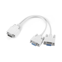 Vga Y Kablo Çoğaltıcı Ekran Çoklayıcı Splitter Hub Vga To 2 Vga