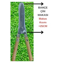 Süper Çim Kavisli Keskin Ağız Çimen Makası - Biçme Makası