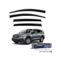 Honda CR V Niken Kromlu Cam Rüzgarlığı 4lü Set 2012 2018
