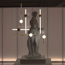 Trv83071 Pro 120X100 Cm Led Avize Sarkıt Lux Queen