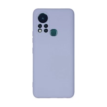 İnfinix Hot 11s Uyumlu Kılıf Nano İçi Kadife Silikon - Lila