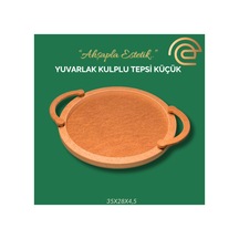 Yuvarlak Kulplu Tepsi Küçük