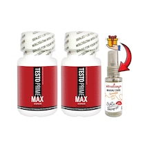 Testoprime 2 Kutu Erkeklere Özel 30 Lu Destek + Afrodizayn Masaj Yağı 30 Ml