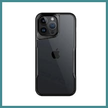 Trendexa İphone 15 Pro Uyumlu Kılıf Boyi Silikon Kapak - Siyah Mac