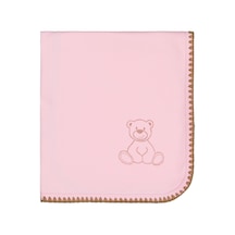 Civil Baby Ayıcık Baskılı Battaniye - Pembe