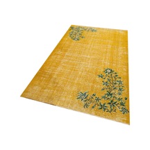 Eşsiz Anadolu Vintage Eskitme El Dokuma Halı 140 X 253 Cm F1324