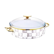 Damas - Emaye Sığ Tencere 26 Cm Inox