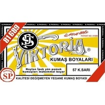 Viktoria Kumaş Boyası - Koyu Sarı