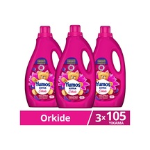 Extra Konsantre Çamaşır Yumuşatıcısı Orkide 105 Yıkama 2520ml X3 Diğer