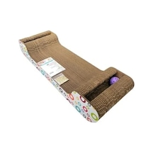 Karton Kedi Tırmalama Tahtası - 21x60x9,5 Cm