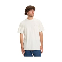 Quiksilver Slub Roundneck Erkek Tişört Beyaz Eqykt04391 Bej