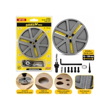 Hassas Dengeleme - Darbe Dayanlıklı Ayarlı Delik Testere Panç Set 45-130mm