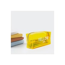 Vukı Seffaf Kalem Cantası Sarı Vk-0096-05