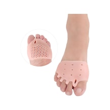 Ayak 5 Parmak Silikon Makaralı Gömlek 1 Çift Ten