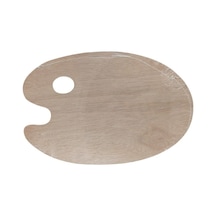 Oval Ahşap Palet 20x30cm