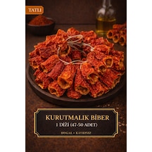 Diyarından Gaziantep Kurutmalık Biber Tatlı 1 Dizim 47-50 Adet