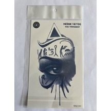 Göz 18x11 Cm Yarı Kalıcı Hayalet Geçici Dövme Yapıştırma Dövme
