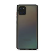 Samsung Uyumlu  Galaxy A81 / Note 10 Lite Kılıf Montreal Silikon Kapak - Siyah